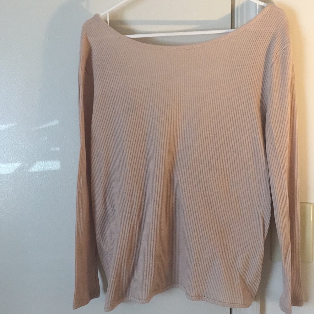 Open back H&M long sleeve